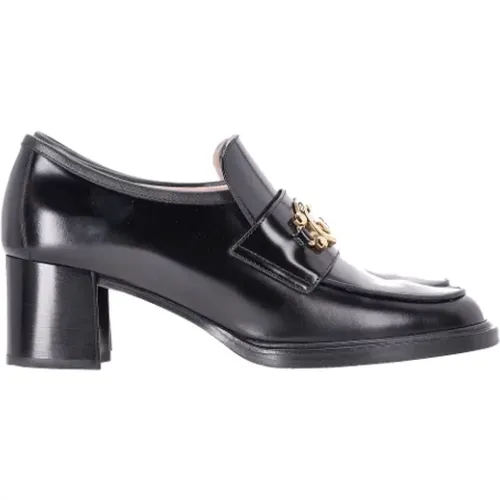 Pre-owned Leather flats , female, Sizes: 5 1/2 UK - Gucci Vintage - Modalova