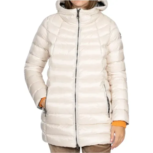 Kapuzen Schimmernde Daunenjacke , Damen, Größe: XS - Colmar - Modalova