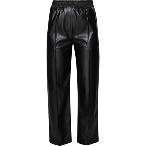 Eco-Leather Palazzo Trousers , female, Sizes: XS, XL, 2XS, L, M, S - Liu Jo - Modalova