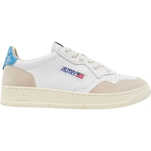 Zeitlose weiße und blaue Unisex-Sneaker - Autry - Modalova