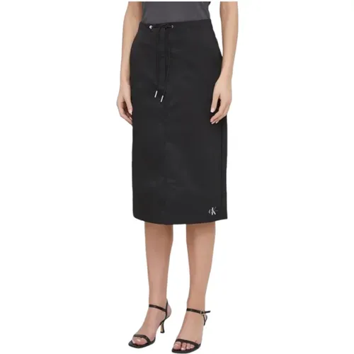 Modern Midi Skirt , female, Sizes: M, XS, S, L - Calvin Klein - Modalova