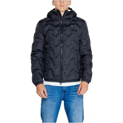 Hooded Zip Jacket Men Fall/Winter , male, Sizes: M, XL, L, 2XL - Blauer - Modalova