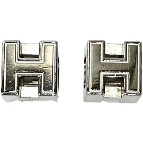 Pre-owned Fabric earrings , female, Sizes: ONE SIZE - Hermès Vintage - Modalova