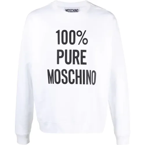 Felpa , male, Sizes: S, L, M - Moschino - Modalova