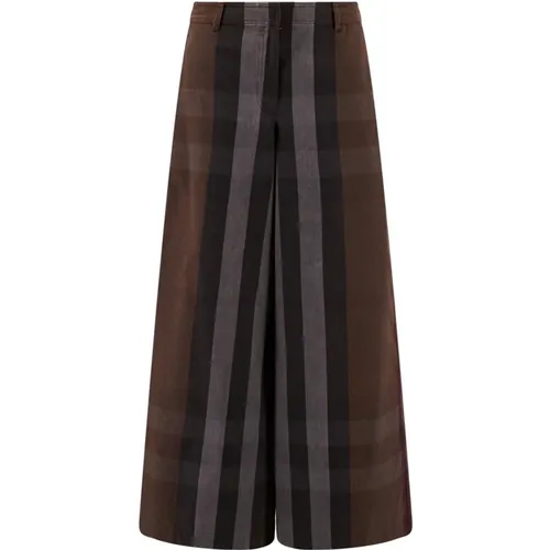 High Waist Trousers Aw23 , female, Sizes: 2XS - Burberry - Modalova