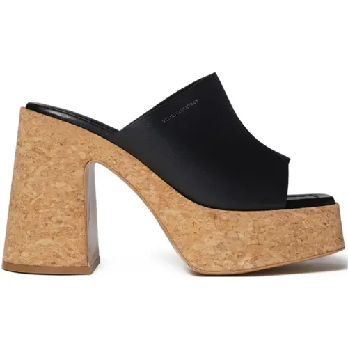 Nachhaltige Schwarze Mules , Damen, Größe: 37 1/2 EU - Stella Mccartney - Modalova