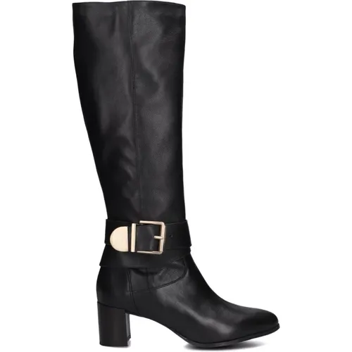 Elegante schwarze Lederstiefel - Notre-v - Modalova