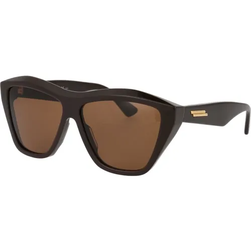 Stylish Bv1092S Sunglasses for Summer , unisex, Sizes: 58 MM - Bottega Veneta - Modalova