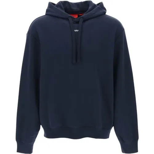 Moderne Logo Hoodie für Männer , Herren, Größe: L - Hugo Boss - Modalova