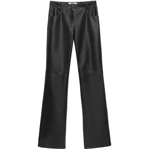 Schwarze Hose , Damen, Größe: S - MSGM - Modalova