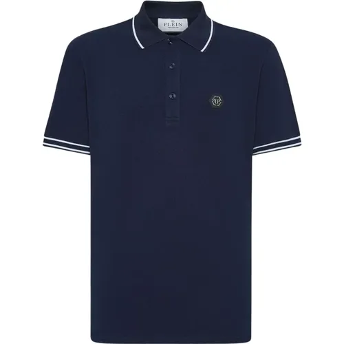 Classic Polo Shirt in Black , male, Sizes: 4XL - Philipp Plein - Modalova