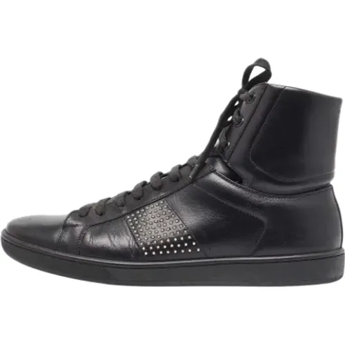 Pre-owned Leather sneakers , male, Sizes: 8 UK - Yves Saint Laurent Vintage - Modalova