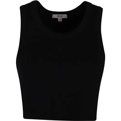 Geripptes Tanktop mit sportlichem Schnitt , Damen, Größe: M/L - Agolde - Modalova