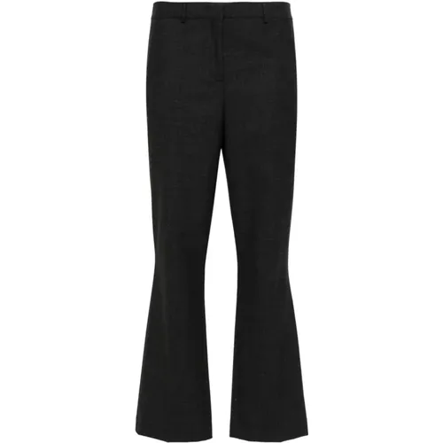 Tailored Grey Trousers Slim Cut , female, Sizes: S, XS, M - Semicouture - Modalova