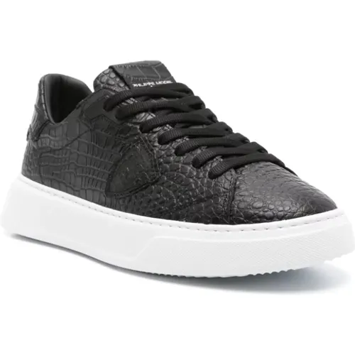 Coco Print Sneakers , male, Sizes: 5 UK, 6 UK, 7 UK, 8 UK - Philippe Model - Modalova