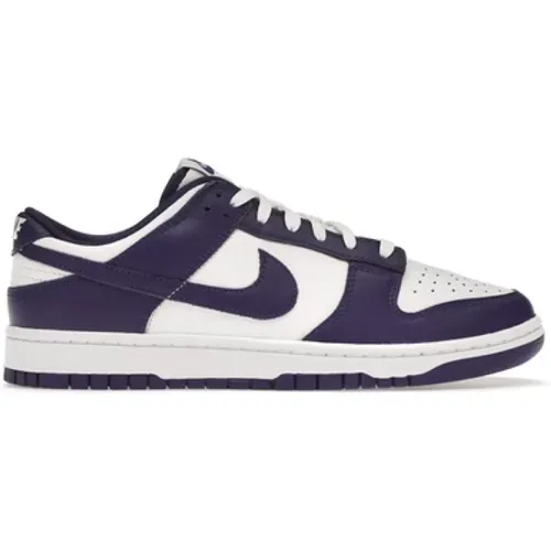 Court Purple Dunk Low Sneaker , Herren, Größe: 45 1/2 EU - Nike - Modalova