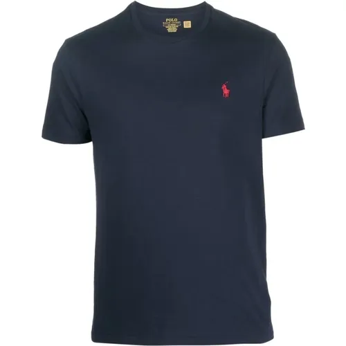 Jersey T-Shirt , Herren, Größe: S - Polo Ralph Lauren - Modalova