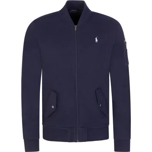 Marineblaue Baumwoll Regular Fit Jacke - Polo Ralph Lauren - Modalova