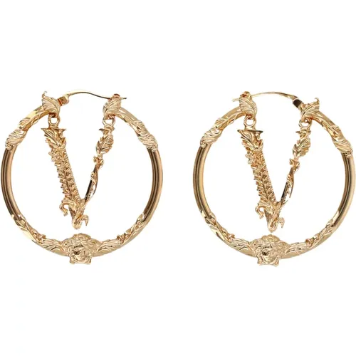 Women's Accessories Jewelry Gold Aw23 , female, Sizes: ONE SIZE - Versace - Modalova