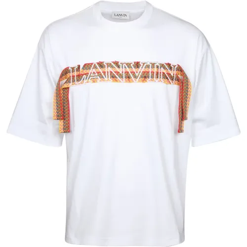 Cotton T-shirt Ss24 Oversized Fit , male, Sizes: XS - Lanvin - Modalova