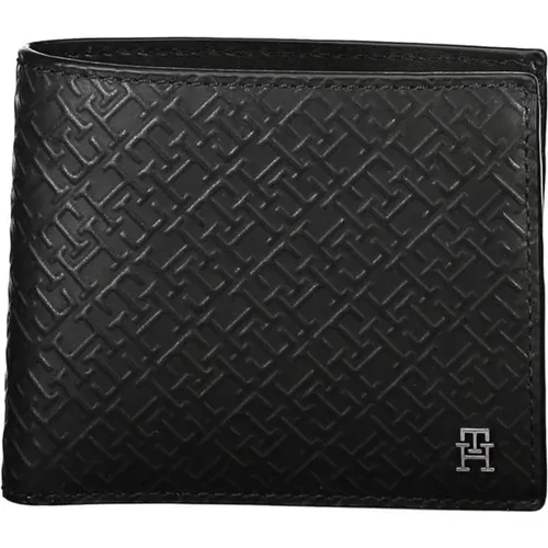 Leather Bifold Wallet with Logo , male, Sizes: ONE SIZE - Tommy Hilfiger - Modalova