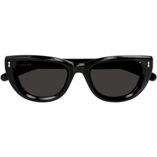 RivetsLarge Sunglasses , female, Sizes: 51 MM - Gucci - Modalova