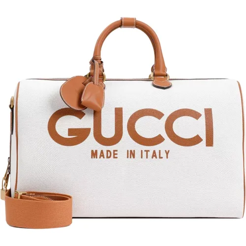 Neutral Travel Duffle Bag , male, Sizes: ONE SIZE - Gucci - Modalova