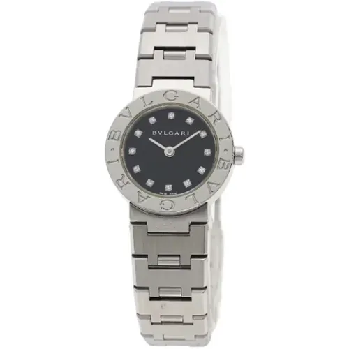 Pre-owned Stainless Steel watches , female, Sizes: ONE SIZE - Bvlgari Vintage - Modalova