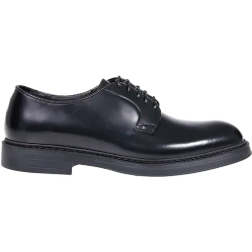 Classic Nero Derby Loafer , male, Sizes: 7 1/2 UK, 10 UK, 11 UK, 8 UK, 8 1/2 UK, 9 UK, 6 UK, 7 UK - Doucal's - Modalova