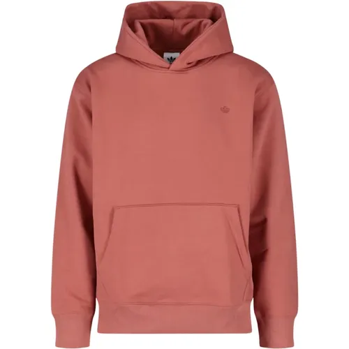 Leuchtend roter Kapuzenpullover , Herren, Größe: S - Adidas - Modalova