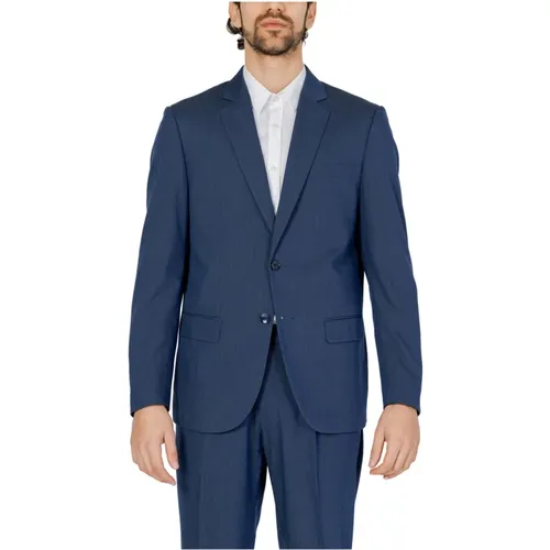 Blaue Geknöpfte Blazer für Männer - Antony Morato - Modalova