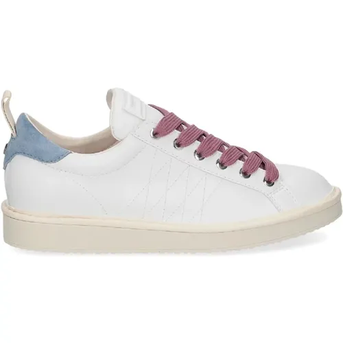 Lace-Up Sneakers with Blue and Pink Accents , female, Sizes: 3 UK - Panchic - Modalova
