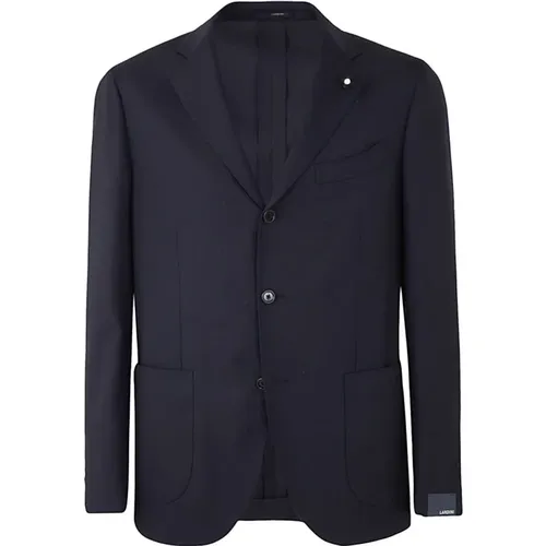 Blazer Jacket Special Line Drop 7 REG , male, Sizes: S - Lardini - Modalova
