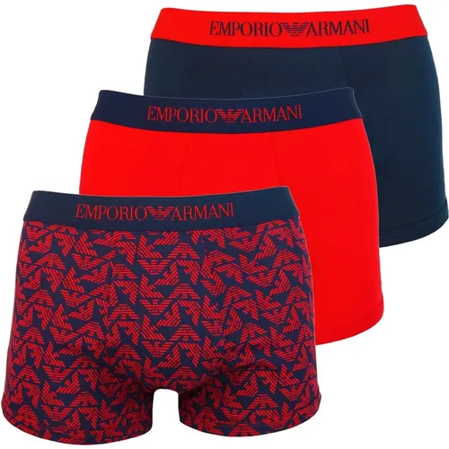 Trunk 3 Pack Boxershorts Unterhosen , Herren, Größe: L - Emporio Armani - Modalova