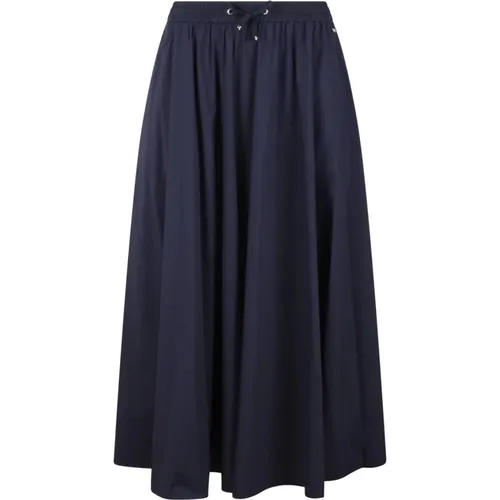 Stretch Nylon Long Skirt , female, Sizes: M - Herno - Modalova