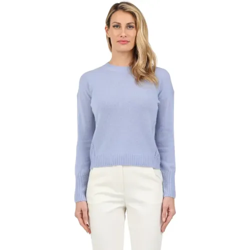 Cashmere Crewneck Sweater , female, Sizes: M - Max Mara Studio - Modalova