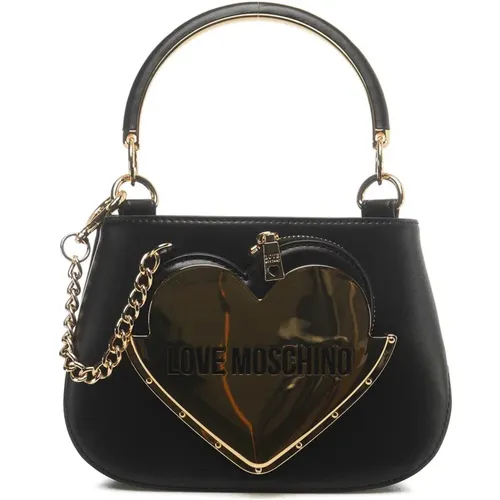 Schwarze Damenhandtasche , Damen, Größe: ONE Size - Love Moschino - Modalova