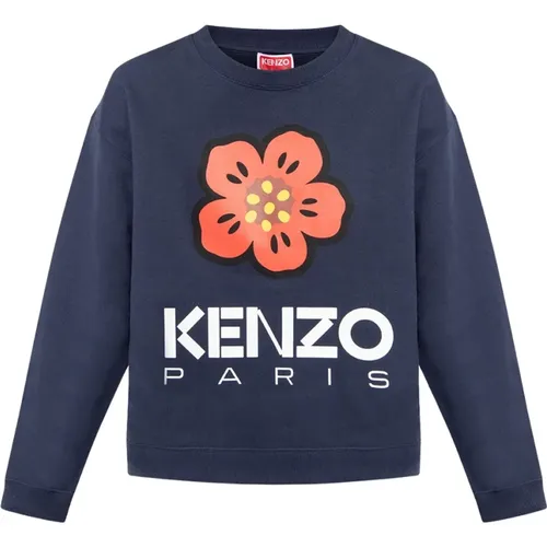 Bedruckter Sweatshirt , Damen, Größe: L - Kenzo - Modalova