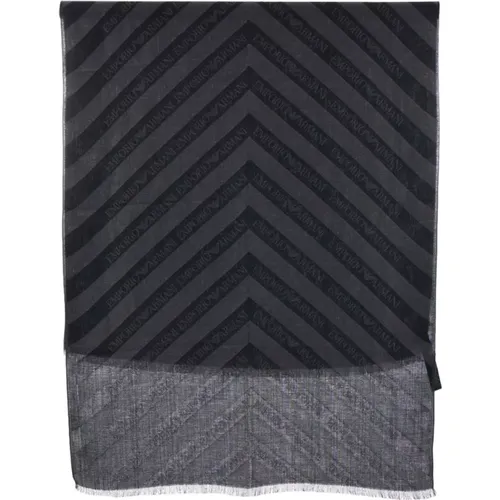 Chevron Jacquard Schals und Foulard - Emporio Armani - Modalova