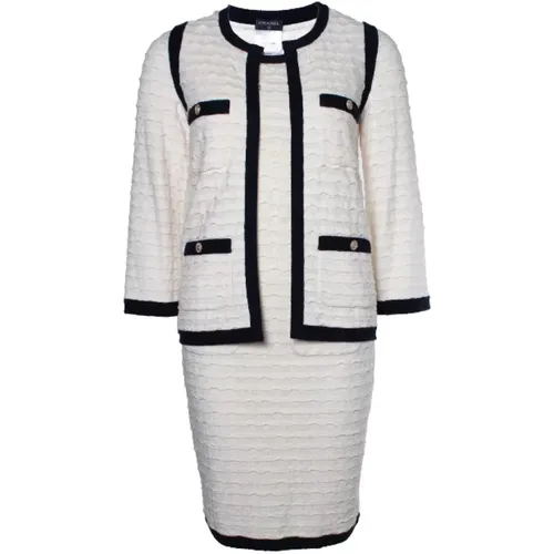 Pre-owned Cotton outerwear , female, Sizes: XS - Chanel Vintage - Modalova