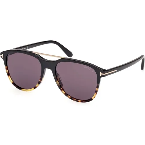 Havana/Smoke Sunglasses , unisex, Sizes: 54 MM - Tom Ford - Modalova