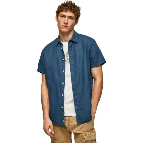 Short Sleeve Shirts , Herren, Größe: S - Pepe Jeans - Modalova