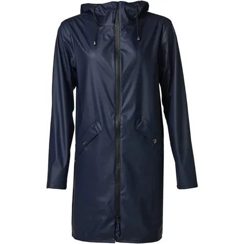 Stylish Rain Jacket with Hood , female, Sizes: 5XL - Danwear - Modalova