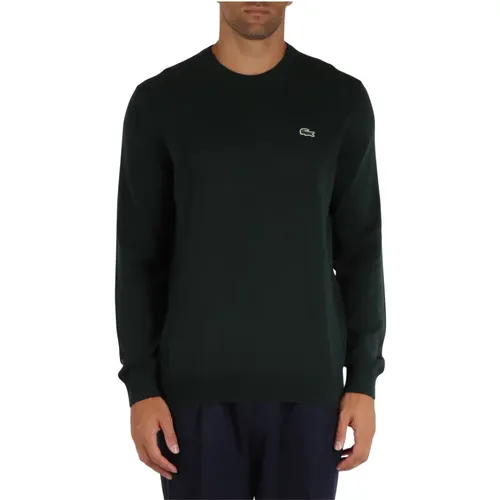 Regular Fit Baumwoll Rundhals Pullover , Herren, Größe: S - Lacoste - Modalova