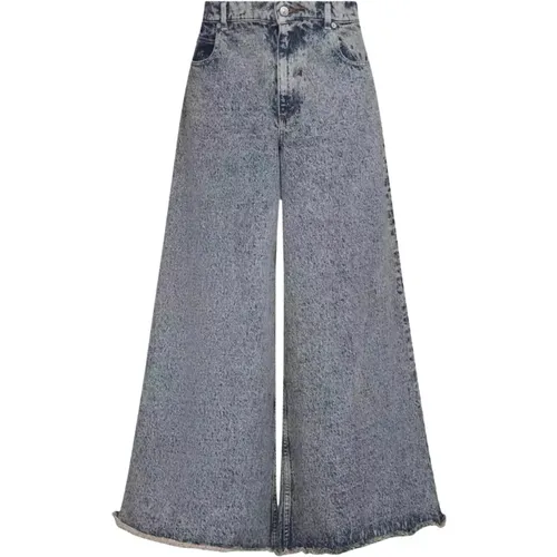 Grey Wide Leg Jeans , female, Sizes: S - Marni - Modalova