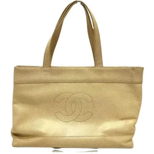 Pre-owned Leather totes , female, Sizes: ONE SIZE - Chanel Vintage - Modalova