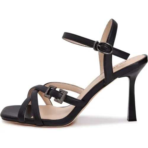 Schwarze High Heel Sandalen , Damen, Größe: 39 EU - Cesare Gaspari - Modalova