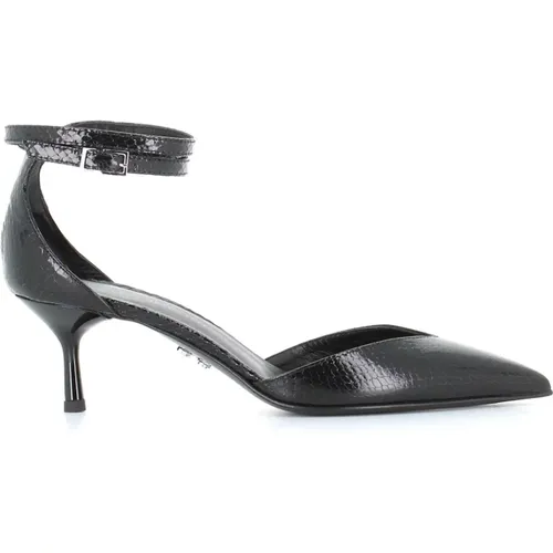 Python Laser Cut Heeled Shoes , female, Sizes: 7 UK - Sergio Levantesi - Modalova