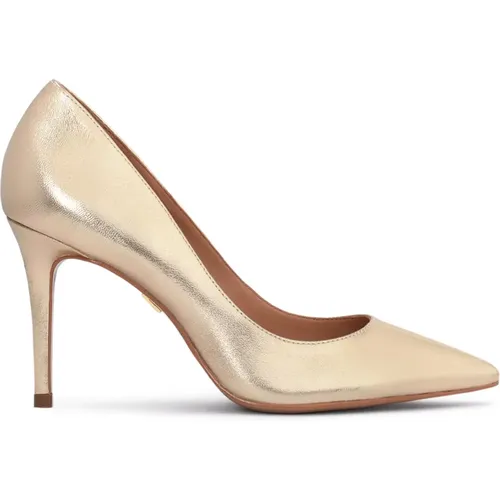 Luxuriöse goldene Lederschuhe für Damen , Damen, Größe: 37 1/2 EU - Kazar - Modalova