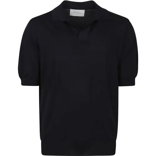 Polo Neck Short Sleeve Sweater , male, Sizes: XL, L, 2XL, M - Ballantyne - Modalova